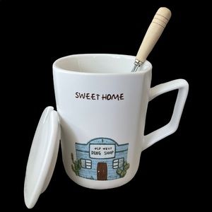 NIB MINISO House Pattern Ceramic Mug – C Version